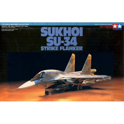 SUKHOI SU-34 STRIKE FLANKER - 1/72 SCALE - TAMIYA 60743